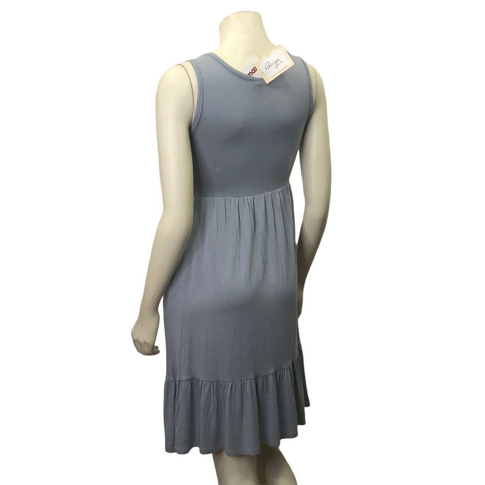 ECI NEW YORK‎ GRAY DRESS BEADS EMBELLISH SZ 2 NWT - Picture 5 of 6